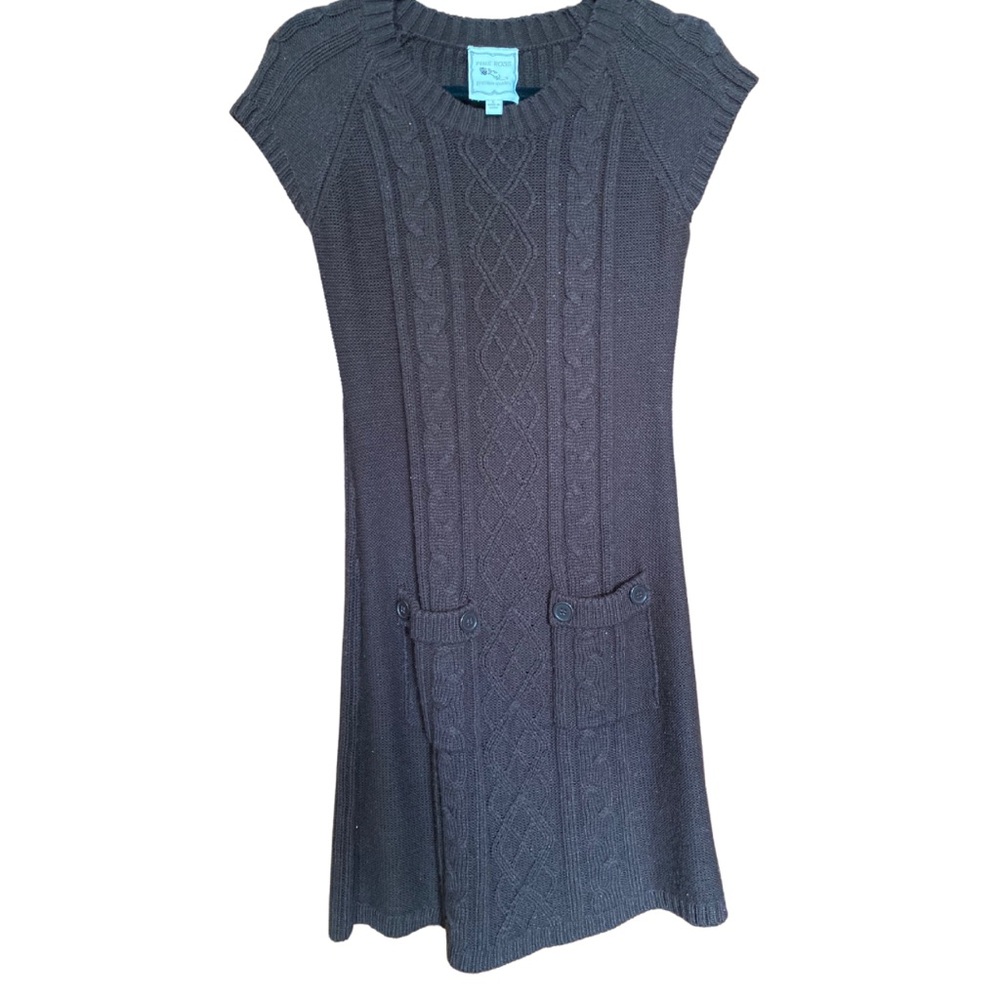 Brown Crochet Dress
